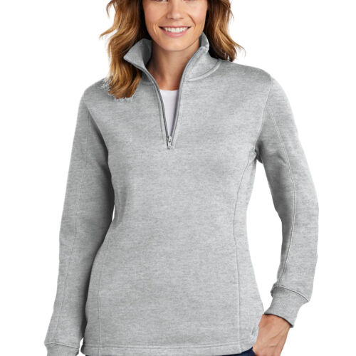 Ladies 1/4 Zip Sweatshirt  Thumbnail