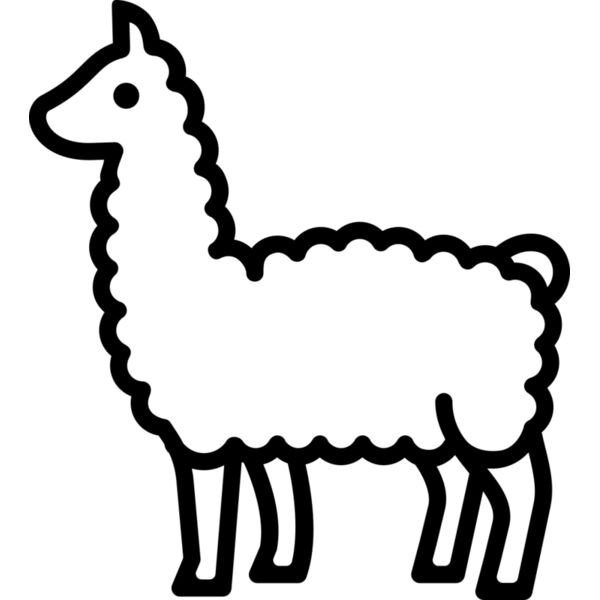 Lllama   Clipart 1 Thumbnail