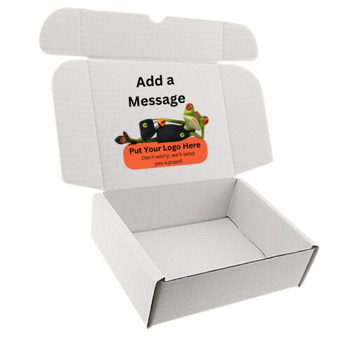 Custom Branded No Minimum Message Shipping Box Thumbnail