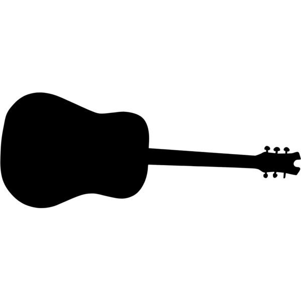 Acoustic Guitar Silhouette 1 Thumbnail