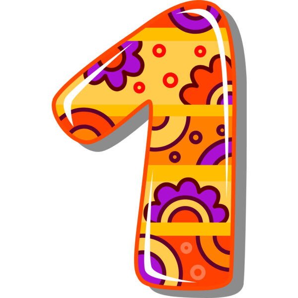 One Birthday Groovy Number 1 Thumbnail