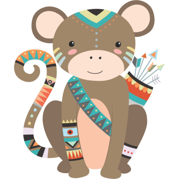Woodlands Tribal Monkey 1 Thumbnail