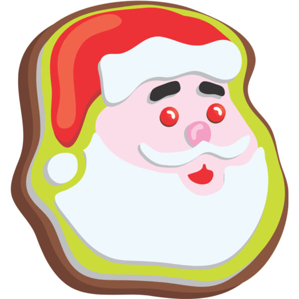 Christmas Santa Claus Cookie 1 Thumbnail