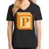 Ladies Core Cotton V-Neck Tee Thumbnail