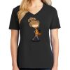 Ladies Core Cotton V-Neck Tee Thumbnail