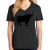 Ladies Core Cotton V-Neck Tee Thumbnail